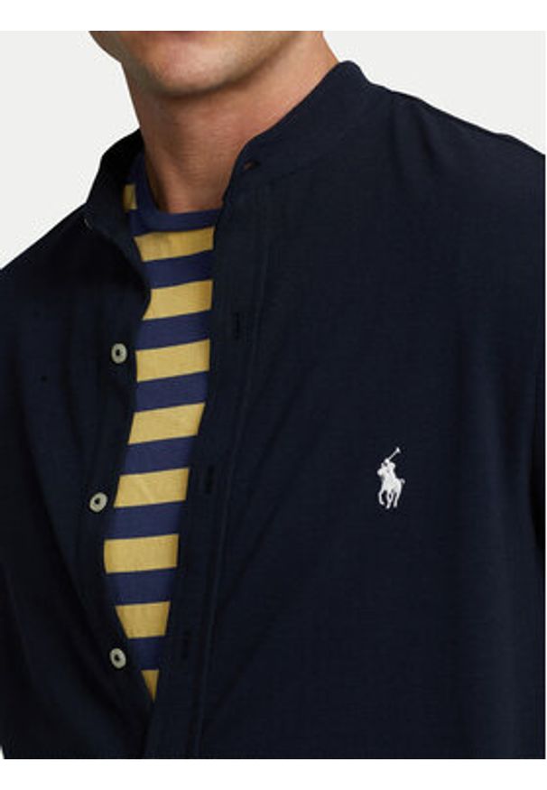 Polo Ralph Lauren Koszula 710742468003 Granatowy Regular Fit. Typ kołnierza: polo. Kolor: niebieski. Materiał: bawełna