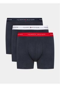 TOMMY HILFIGER - Komplet 3 par bokserek Tommy Hilfiger. Kolor: niebieski #1