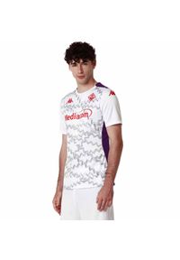 Kappa - Koszulka Fiorentina Aboupre Pro 8 2024/25. Kolor: wielokolorowy, niebieski, fioletowy, biały. Sport: piłka nożna #1