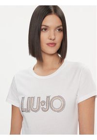 Liu Jo T-Shirt WA4051 JS923 Biały Regular Fit. Kolor: biały. Materiał: bawełna