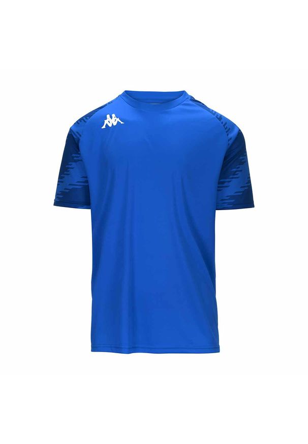 Koszulka dla dzieci Kappa Daverno. Kolor: niebieski. Sport: piłka nożna