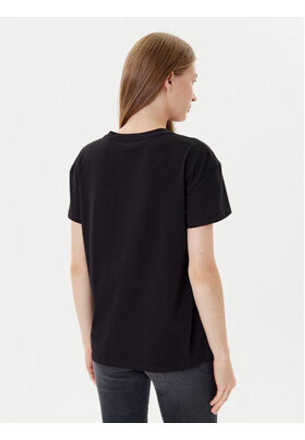 Liu Jo T-Shirt MF5412 JS923 Czarny Regular Fit. Kolor: czarny. Materiał: bawełna
