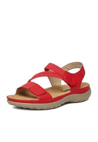 Rieker Sandały CEO-64870-33 Czerwony. Kolor: czerwony. Materiał: skóra #3