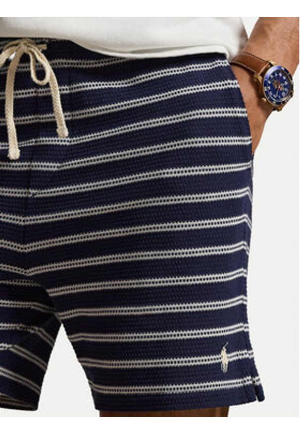 Polo Ralph Lauren Szorty materiałowe 710B14506002 Granatowy Regular Fit. Kolor: niebieski. Materiał: bawełna