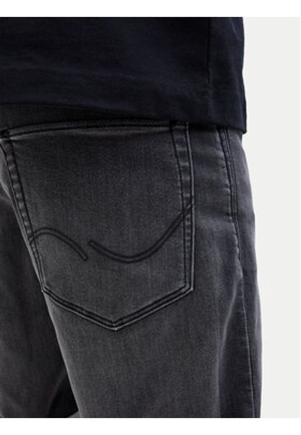 Jack & Jones Szorty jeansowe Rick 12269501 Szary Regular Fit. Kolor: szary. Materiał: bawełna