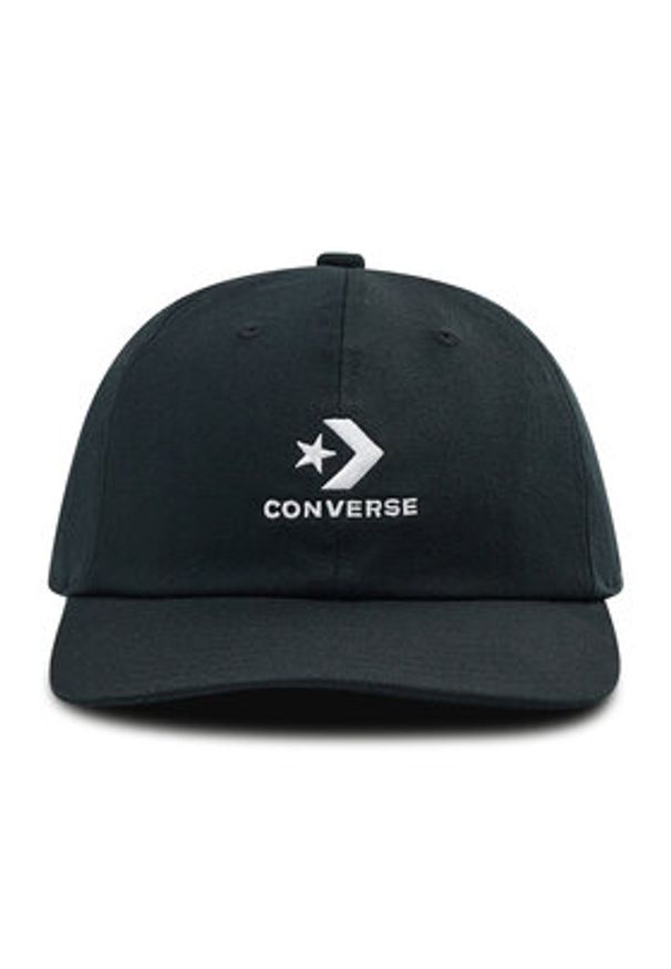 Converse Czapka z daszkiem 10022131-A01 Czarny. Kolor: czarny. Materiał: materiał