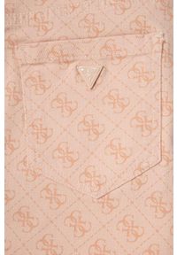 Guess spódnica jeansowa dziecięca kolor różowy mini prosta. Okazja: na co dzień. Kolor: różowy. Materiał: jeans. Styl: casual #3