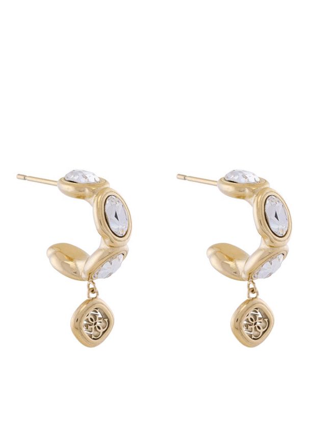 Guess Kolczyki JUBE05 571JW Złoty. Materiał: metalowe. Kolor: złoty