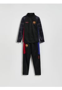 Reserved - Komplet FC Barcelona - czarny. Kolor: czarny. Materiał: dzianina #1