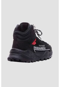 DSQUARED2 Czarne buty Free, Rozmiar 45. Wysokość cholewki: za kostkę. Kolor: czarny #4