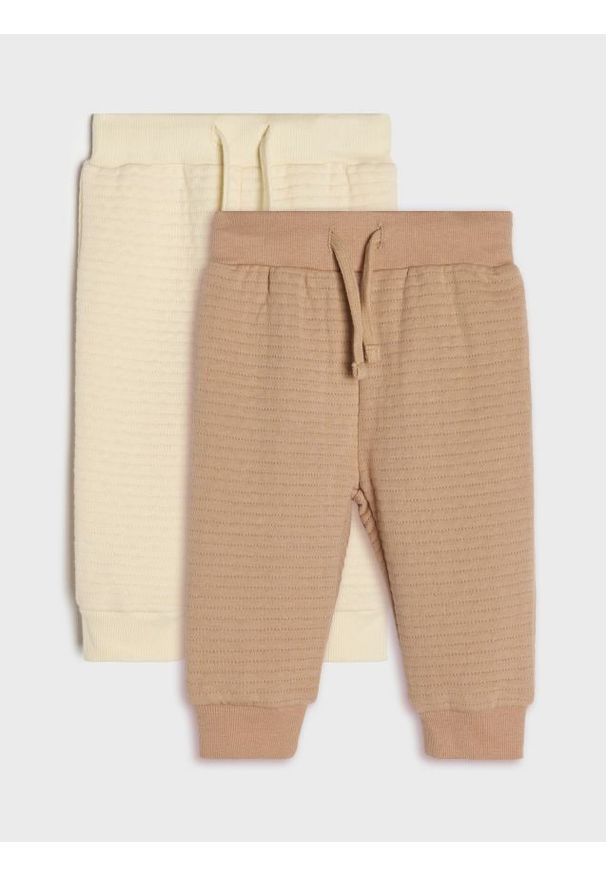 Sinsay - Spodnie dresowe 2 pack - Inny. Materiał: dresówka. Długość: długie