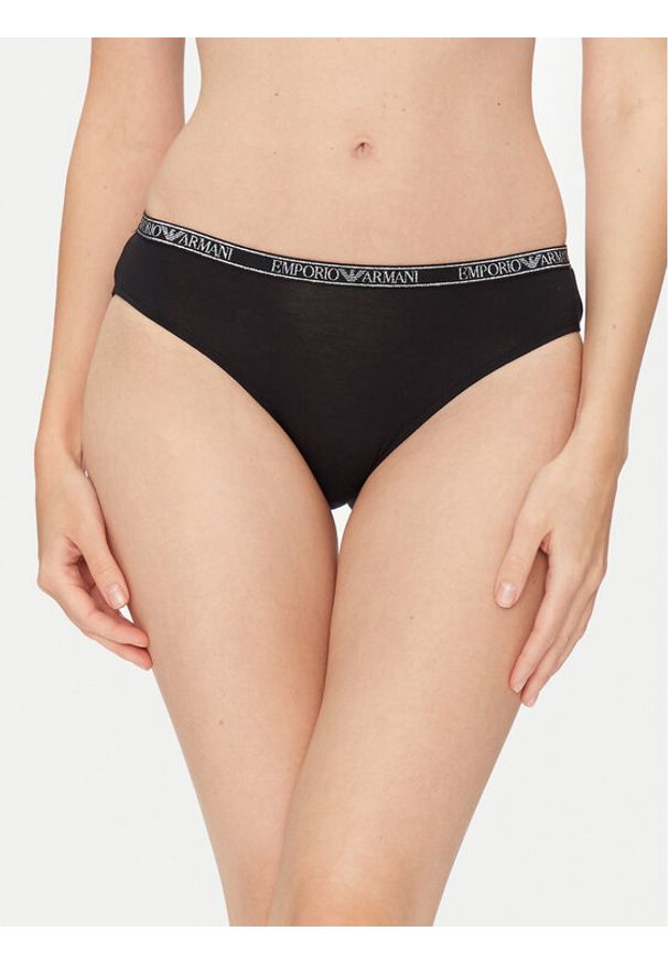 Emporio Armani Underwear Komplet 2 par fig klasycznych EW000403 AF10889 MC005 Czarny. Kolor: czarny. Materiał: wiskoza