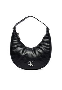 Calvin Klein Torebka Buckle Small Bag LV04F3513G Czarny. Kolor: czarny. Materiał: skórzane #2