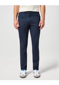 Wrangler - WRANGLER MĘSKIE SPODNIE JENSOWE TEXAS SLIM DARK NAVY 112358037