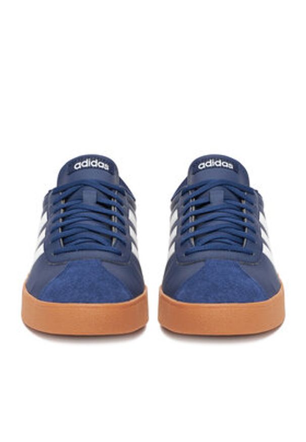 Adidas - adidas Sneakersy VL COURT BASE JR2212 Granatowy. Kolor: niebieski. Materiał: materiał