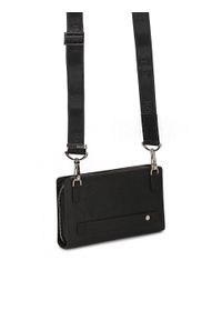 Kazar - Elegancka skórzana saszetka męska do ręki i na ramię. Kolor: czarny. Materiał: skóra #4