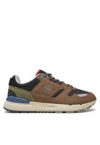 G-Star RAW - G-Star Raw Sneakersy Holorn Runner Low D25787 Czarny. Kolor: czarny. Materiał: skóra, zamsz