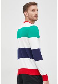 United Colors of Benetton sweter męski lekki. Materiał: dzianina. Długość rękawa: długi rękaw. Długość: długie