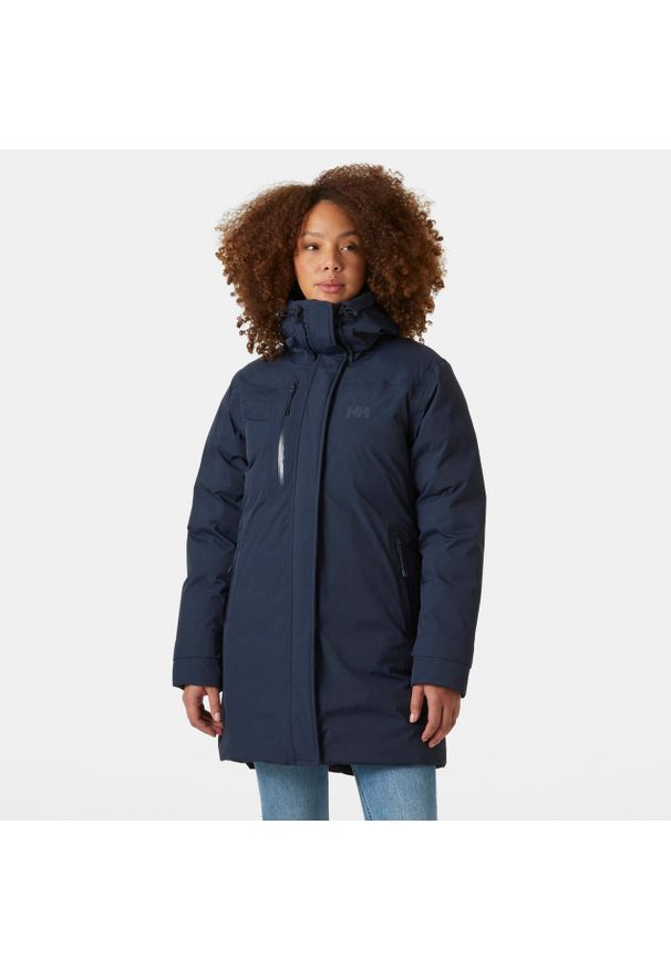 Parka dla kobiet Helly Hansen Adore. Kolor: niebieski. Materiał: syntetyk. Sezon: zima