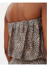 BARDOT - Bardot Bluzka Lissett Printed 59795TB Brązowy Relaxed Fit. Kolor: brązowy. Materiał: syntetyk #5