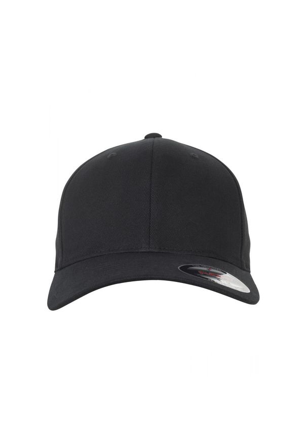 FLEXFIT - Czapka Flexfit bruhed twill. Kolor: czarny. Styl: casual, elegancki
