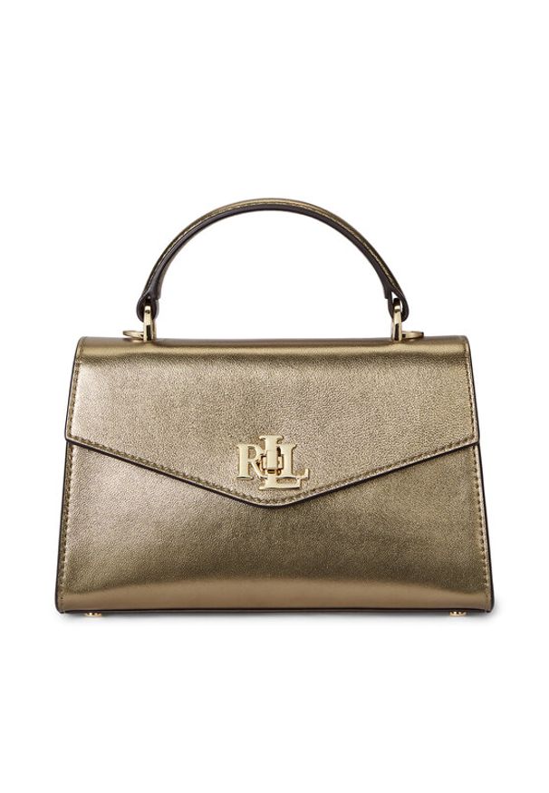 Lauren Ralph Lauren - LAUREN RALPH LAUREN Torebka 431P02413001 Złoty. Kolor: złoty. Materiał: skórzane