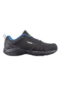 Buty trekkingowe męskie DK czarno niebieskie czarne. Kolor: niebieski, wielokolorowy, czarny. Materiał: materiał #4