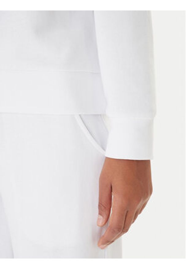 Kappa Bluza Logo Fekka 371M5EW Biały Regular Fit. Kolor: biały. Materiał: bawełna