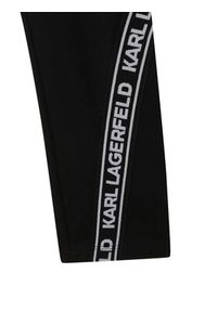 Karl Lagerfeld Kids Legginsy Z14203 D Czarny Regular Fit. Kolor: czarny. Materiał: syntetyk #4