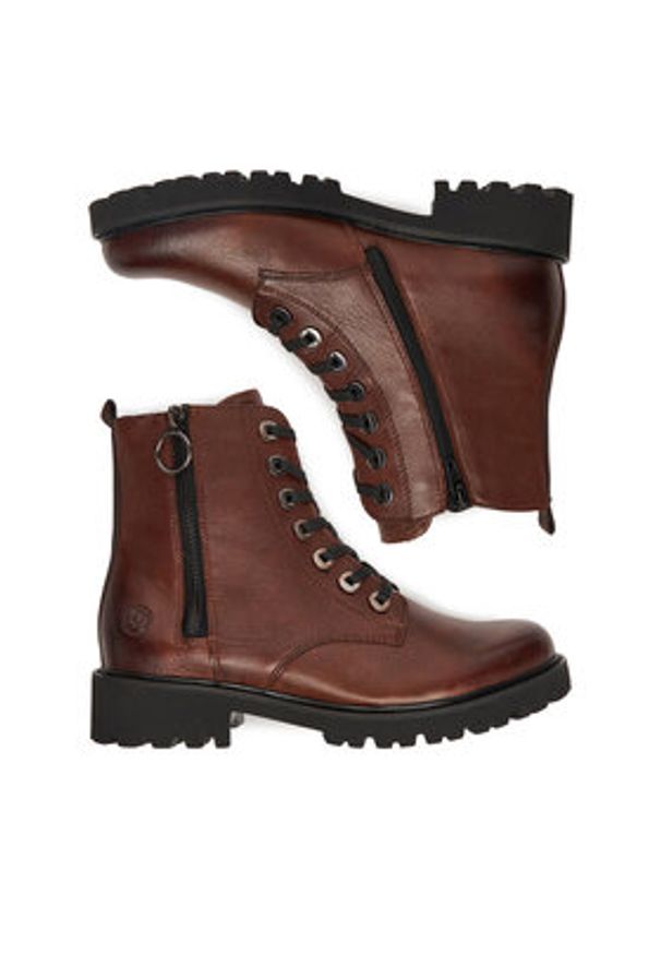 Remonte Trzewiki D8671-22 Brązowy. Kolor: brązowy. Materiał: skóra