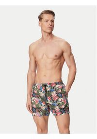 BOSS Szorty kąpielowe Piranha 50508844 Zielony ciemny Regular Fit. Kolor: zielony. Materiał: syntetyk #3