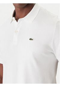 Lacoste Polo DH2050 Biały Regular Fit. Typ kołnierza: polo. Kolor: biały. Materiał: bawełna #6