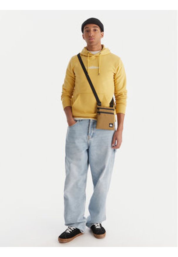 Quiksilver Bluza Screen Fleece Fineline EQYFT05136 Żółty Regular Fit. Kolor: żółty. Materiał: syntetyk