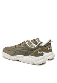 Hugo - HUGO Sneakersy Leon 50536960 10254074 01 Khaki. Kolor: brązowy. Materiał: materiał #4