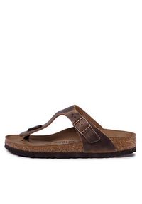 Birkenstock Japonki Gizeh Bs 0943813 Brązowy. Kolor: brązowy. Materiał: skóra, nubuk #3