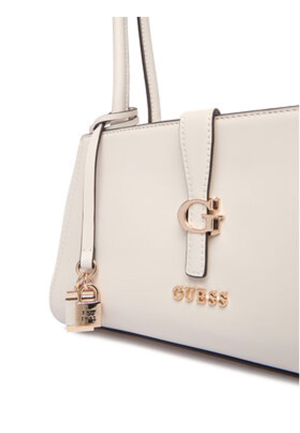 Guess Torebka Carrie HWVG98 96080 Écru. Kolor: kremowy. Materiał: skórzane