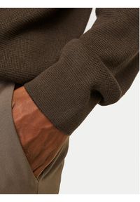 Jack & Jones Sweter Milano 12259666 Beżowy Relaxed Fit. Kolor: beżowy. Materiał: bawełna #6