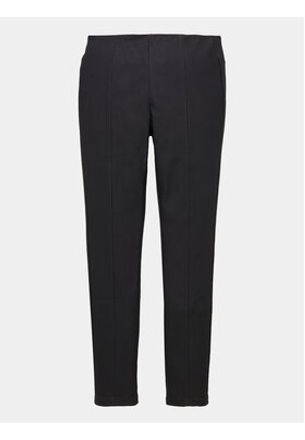 Tom Tailor Spodnie materiałowe 1039611 Czarny Slim Fit. Kolor: czarny. Materiał: wiskoza