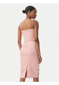 Rinascimento Sukienka koktajlowa CFC0123676003 Różowy Regular Fit. Kolor: różowy. Materiał: syntetyk. Styl: wizytowy #2