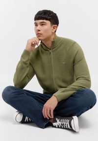 Mustang Style Escondido Oil Green 1015476 6273 MĘSKI SWETER #4