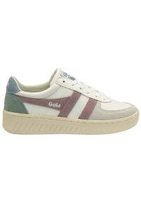 Sneakersy damskie Gola Grandslam Trident. Kolor: biały. Materiał: materiał, syntetyk, zamsz. Sport: turystyka piesza #1