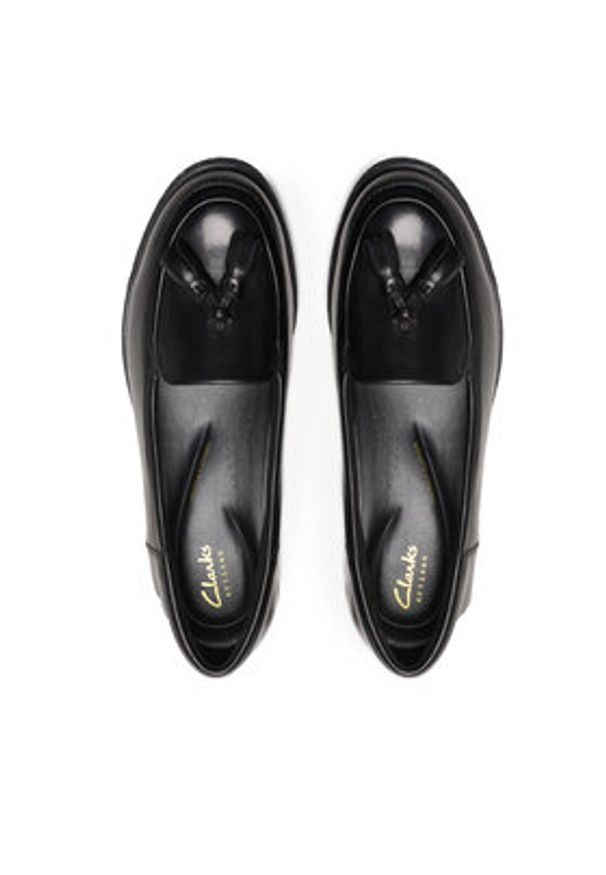 Clarks Lordsy Havisham Edge 26178703 Czarny. Kolor: czarny. Materiał: skóra
