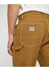 Lee - LEE MĘSKIE SPODNIE MATERIAŁOWE LEE CARPENTER GLAZED GINGER 112355781. Materiał: materiał #3