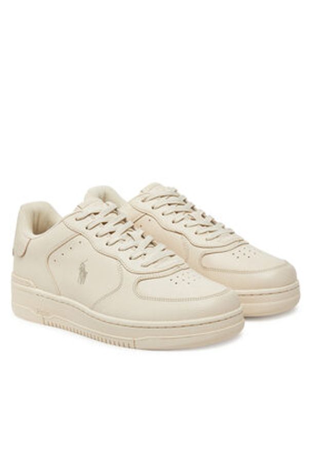Polo Ralph Lauren Sneakersy Masters Court 809971279001 Beżowy. Kolor: beżowy. Materiał: skóra