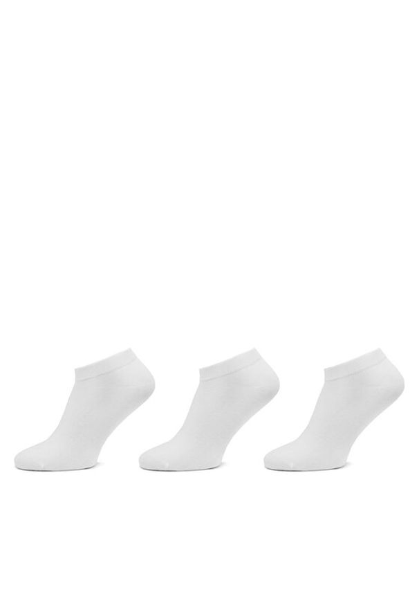 Pepe Jeans Zestaw 3 par niskich skarpet unisex Tr 3P PMU30022 Biały. Kolor: biały. Materiał: materiał