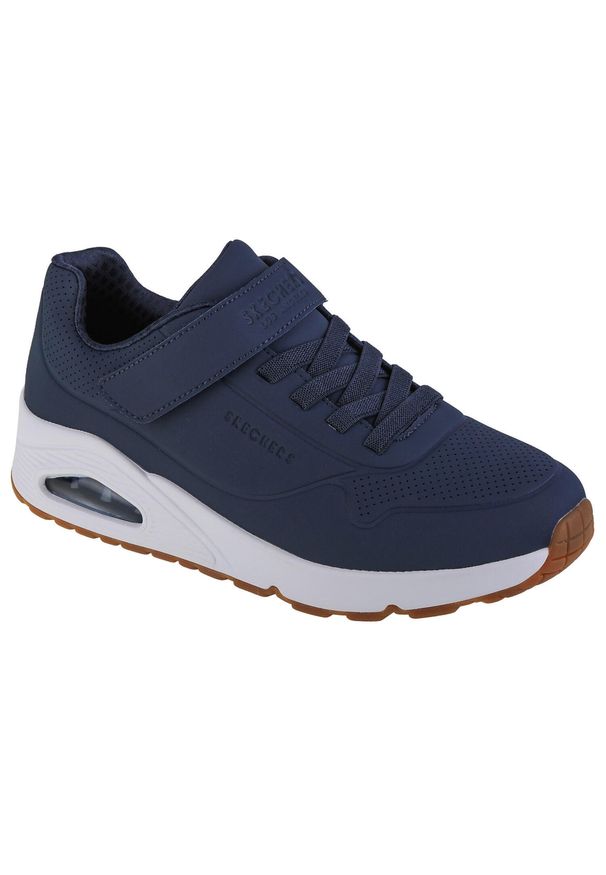 skechers - Buty sportowe Sneakersy chłopięce, Skechers Uno Air Blitz. Kolor: niebieski. Model: Skechers Sport. Sport: turystyka piesza