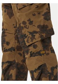 G-Star RAW - G-Star Raw Spodnie materiałowe R-3N D25224-D553 Zielony Straight Fit. Kolor: zielony. Materiał: bawełna #5