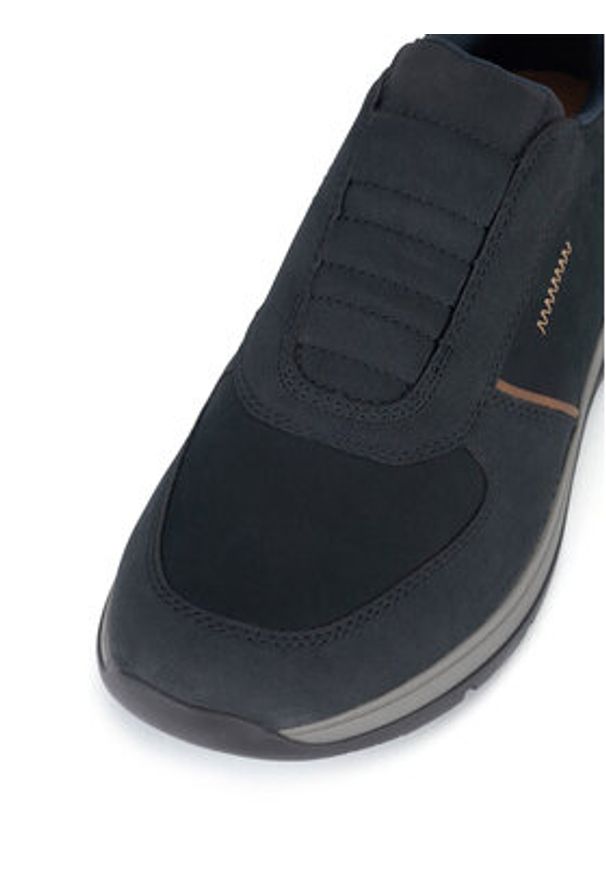 Rieker Sneakersy 39652-14 Granatowy. Kolor: niebieski. Materiał: syntetyk