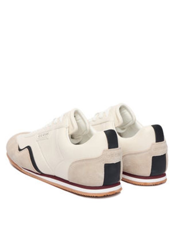 Guess Sneakersy FMPOL MELE12 Beżowy. Kolor: beżowy. Materiał: skóra