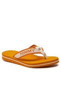 TOMMY HILFIGER - Tommy Hilfiger Japonki Hilfiger Webbing Pool Slide FW0FW07859 Pomarańczowy. Kolor: pomarańczowy #5